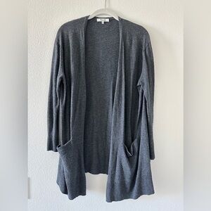 Madewell gray lightweight sweater with pockets size S